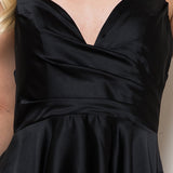 Valentina Beau | Cowl Neck V-Back Babydoll Cocktail Dress