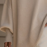 Eliorine | Wool Blend Refined Knit Sweater