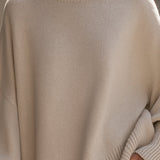 Eliorine | Wool Blend Refined Knit Sweater
