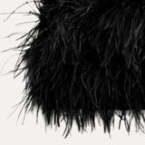 Violetta Serene | Feather Trim Mini Dress