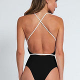 Palma Fleur | 3D Floral Halter Wrap One Piece Swimsuit