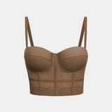 Noctivelle | Mesh Bustier Underwire Structured Top