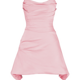 Clementine | Pleated Twist Waist Mini Dress