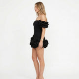 Portia | Floral Ruched Mini Dress