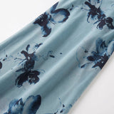 Aurelia Miréne | Asymmetric Floral Wedding Guest Maxi Dress