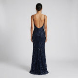 Celestia Ravienne | Sequin Wedding Guest Maxi Dress