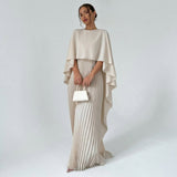 Auréline Flow | Pleated Maxi Occasion Dress