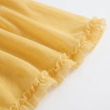 Rosalie Evienne | Ruffle High Low Wedding Guest Dress