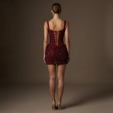 Valencia Éclat | Sequin Corset Mini Dress