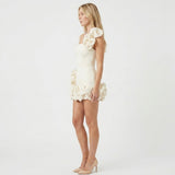 Portia | Floral Ruched Mini Dress