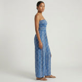 Azura Solenne | Strapless Wide Leg Jumpsuit