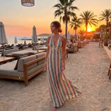 Zafira Solstice | Boho Halter Maxi Dress
