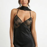 Éliane Noire | Cowl Neck Wedding Guest Maxi Dress