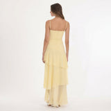 Rosalie Étoile | Sweetheart Ruffle Maxi Wedding Guest Dress