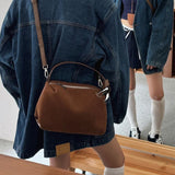 Terra Suede | Soft Suede Shoulder and Crossbody Bag with Zip Closure