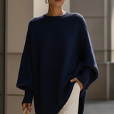 Eliorine | Wool Blend Refined Knit Sweater