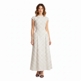 Valentina Colette | Polkadot Pleated Maxi Dress