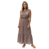 Colette Soleil | Polkadot Maxi Summer Dress