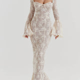 Laura | Vintage Lace Maxi Dress