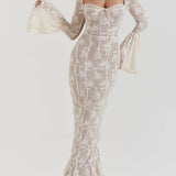 Laura | Vintage Lace Maxi Dress