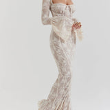 Laura | Vintage Lace Maxi Dress