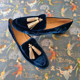 Isa | Velvet Tassel Loafers
