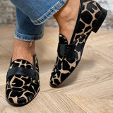 Noelle | Animal Print Loafers
