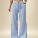 Tatienne | Wide Leg Pants Elastic Waist Drawstring