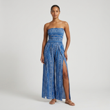 Azura Solenne | Strapless Wide Leg Jumpsuit