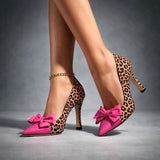 Bellaflair | Bow Detail Heels Feminine Statement Elegance