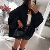 Marielle | Oversized Button Front Knit Cardigan