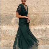 Camila | Watercolor Floral Maxi Dress