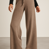 Elyndra | Soft Knit Wide Leg Drawstring Pants