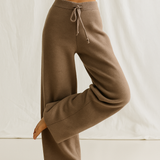 Elyndra | Soft Knit Wide Leg Drawstring Pants