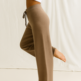 Elyndra | Soft Knit Wide Leg Drawstring Pants