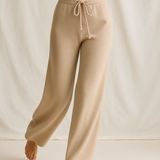 Elyndra | Soft Knit Wide Leg Drawstring Pants