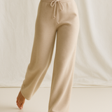 Elyndra | Soft Knit Wide Leg Drawstring Pants