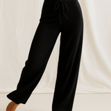 Elyndra | Soft Knit Wide Leg Drawstring Pants