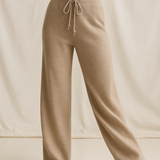 Elyndra | Soft Knit Wide Leg Drawstring Pants