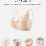 SilkForm Ease | Seamless Deep V Wireless Push Up Bra