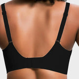 SilkForm Ease | Seamless Deep V Wireless Push Up Bra