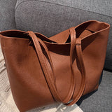 Silkline | Soft Leather Tote with Minimalist Design