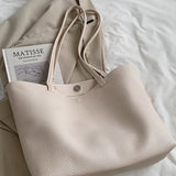 Silkline | Soft Leather Tote with Minimalist Design