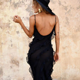 Florien | Ruffle Dress Lightweight Feminine Flowing Silhouette