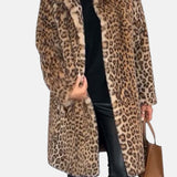 Saskia | Leopard Long Coat