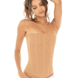 Valerie | Strapless Sculpted Corset Top