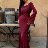 Noélisse | Long Sleeve Flowing Maxi Dress