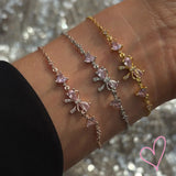 Rosalie Charm | Bow Heart Bracelet