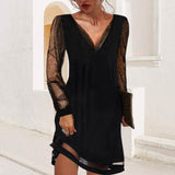 Lyanna | Shimmer Sleeve Elegant Dress