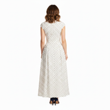 Valentina Colette | Polkadot Pleated Maxi Dress